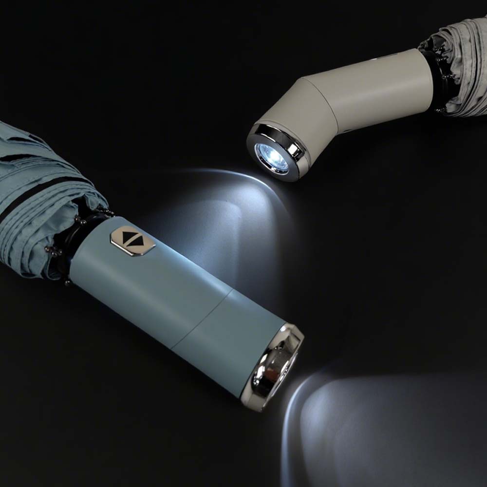 三折自開(kāi)收手電筒傘